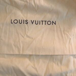 Louis Vuitton dust bags different sizes